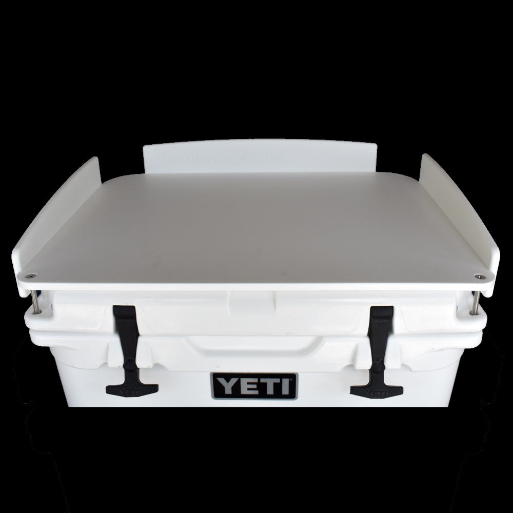 Guys!  Don’t let your buddies cut fish on your nice and expensive Yeti Cooler.  Protect your Yeti cooler and add more functionality with our Yeti cutting board topper in deluxe or standard models. Features self aligning holes and no drilling.   Comes in 35 to 250 quart sizes for your Yeti cooler size.