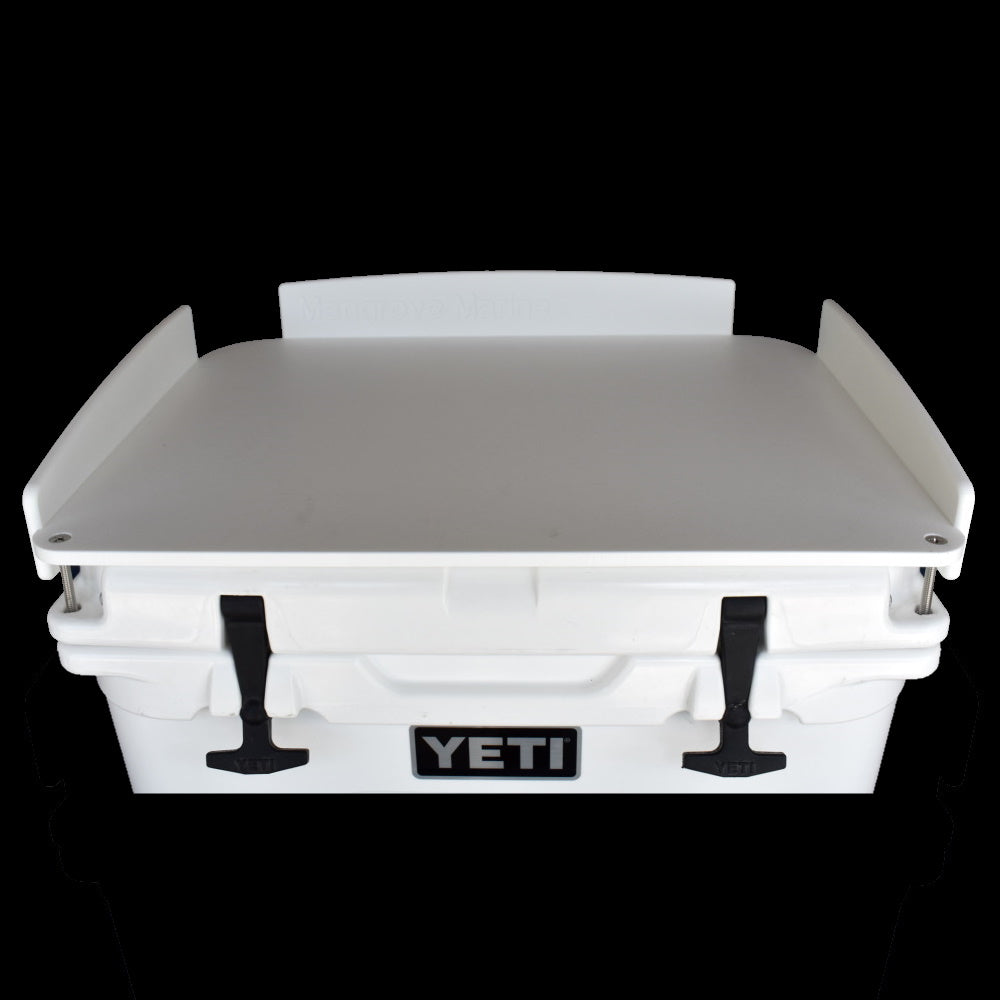 Guys! Don’t let your buddies cut fish on your nice and expensive Yeti Cooler. Protect your Yeti cooler and add more functionality with our Yeti cutting board topper in deluxe or standard models. Features self aligning holes and no drilling. Comes in 35 to 250 quart sizes for your Yeti cooler size.