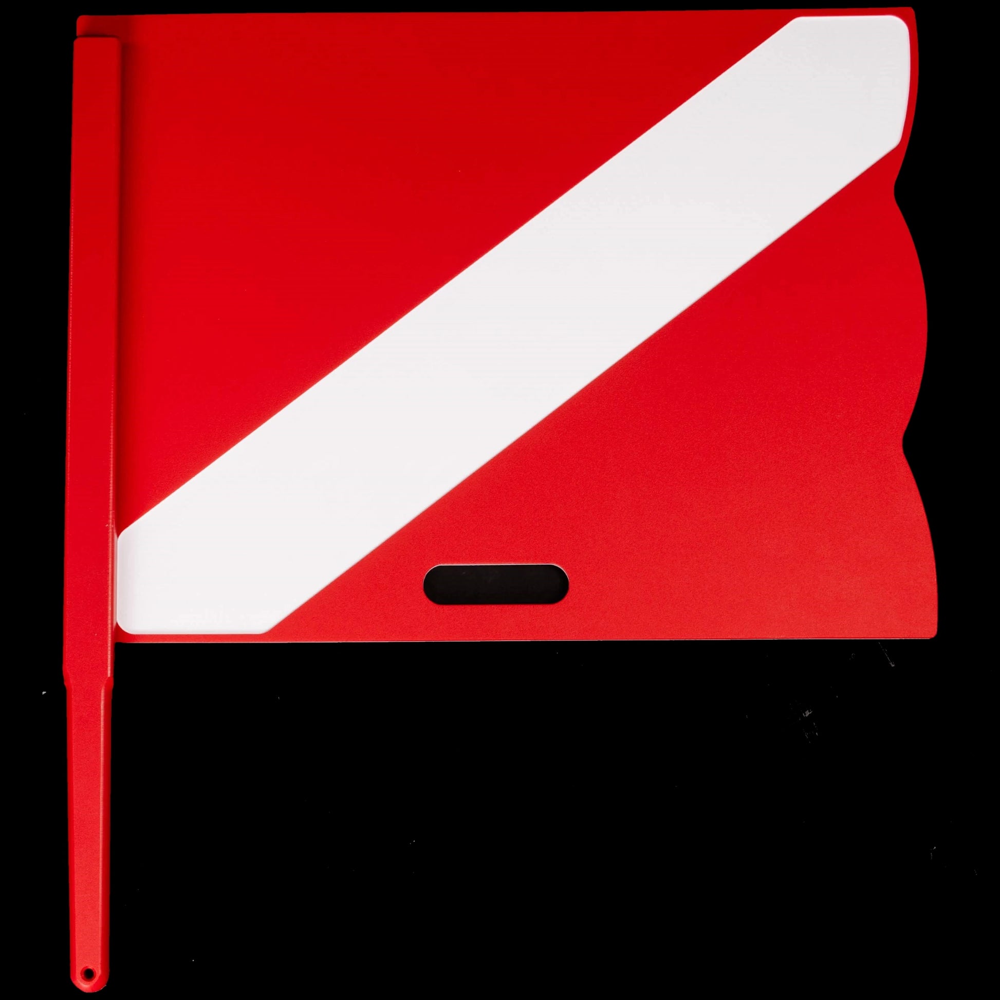 Mangrove Marine Hard Dive Flag always flies straight, even in zero wind for greater visibility.   Our fully legal dive flag design is dual tone colored and will not fade.   2 mounting options.   Click through for options and details.