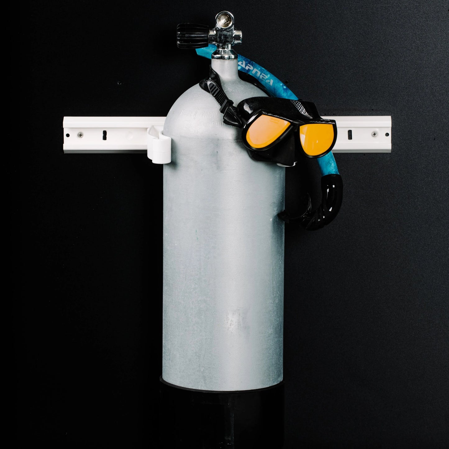 Roll Control Aluminum Track - The perfect companion to your Roll Control Adjustable Tank Holders! This aluminum track mounts directly to your boat or truck and allows you to install up to 4 Roll Control Adjustable Tank Holders.